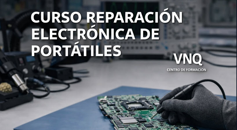 Curso de reparaci&oacute;n electr&oacute;nica de port&aacute;tiles